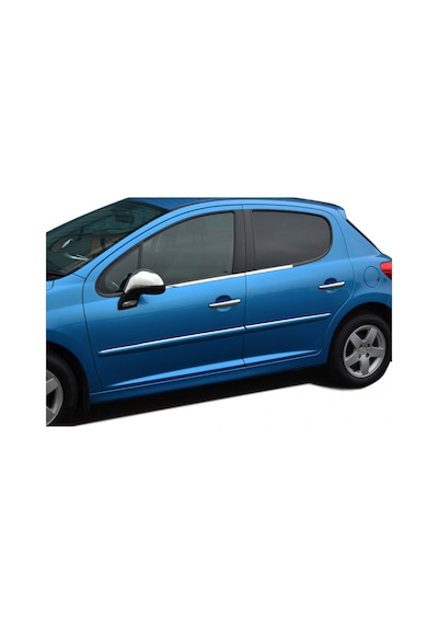 Peugeot 207 Krom Cam Çıtası 2006-2013 4 Parça