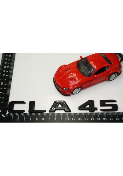 CLA 45 Bagaj Parlak Siyah ABS 3M 3D Yazı Logo