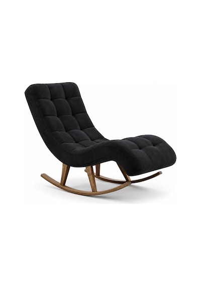Smarto Relax Napoli Sallanan Ergonomik Dinlenme Koltuğu Tv Koltuğu Berjer Siyah