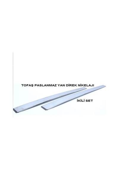 Tofaş Uyumlu Doğan Şahin Kartal Orta Direk Krom Seti Sağ Sol   Paslanmaz