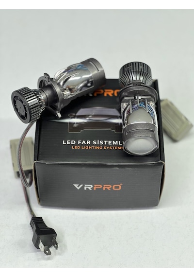 Vr Pro H4 Grand Lens Mercek Yüksek Işık Şimşek Etkili 12v 24v