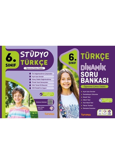 Tudem 2025 6. Sınıf Türkçe Stüdyo + Dinamik Soru Bankası Seti 2 Kitap Yeni Müfredat