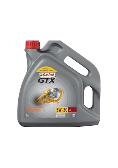 Castrol GTX 5W-30 C4 Renault Motorlar için Tam Sentetik Motor Yağı 4 L