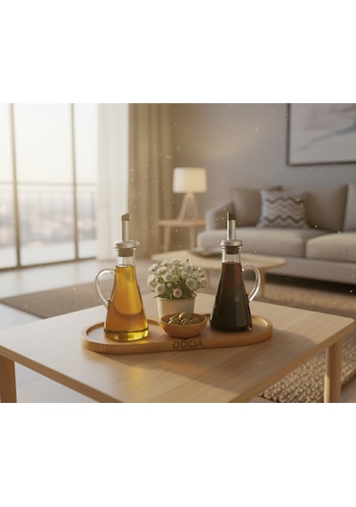 Bambu 2 Bölmeli Yağdanlık Altlığı, Saksılık Bambu