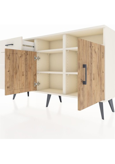 Arges Konsol 4 Raflı 3 Çekmeceli 2 Kapaklı 132x30x83 Aytaşı-çam/aytaşı Çam/aytaşı Arges Konsol 4 Raflı 3 Çekmeceli 2 Kapaklı 132x30x83 Aytaşı-çam/aytaşı Çam/aytaşı