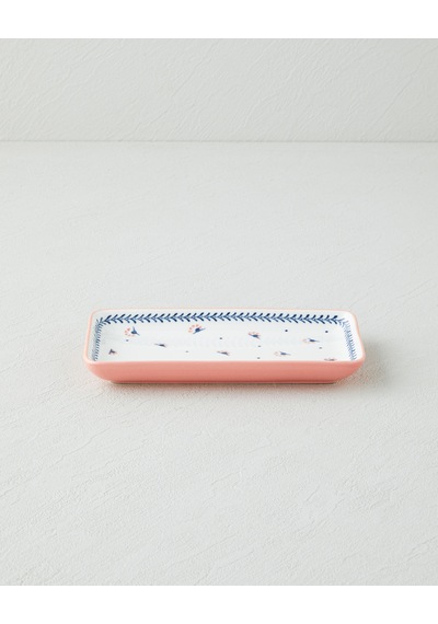 Verlina New Bone China Çerezlik 17x10 Cm Mavi