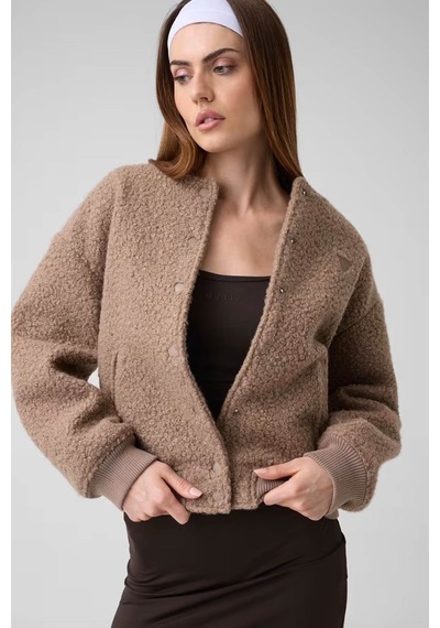 Guess Sahte Sherpa Bej Kadın Ceket V6yl08w3267