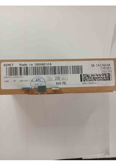 R66pd1100aa10j 1000pf 630v 5 0.05 Polyester Kondansatör 50 Adet