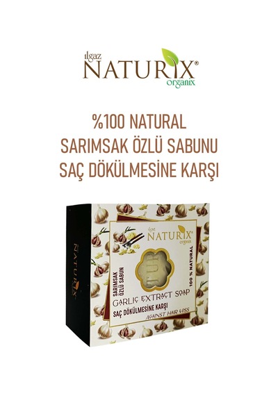 Naturix Natural Sarımsak Özlü Sabun 125 G