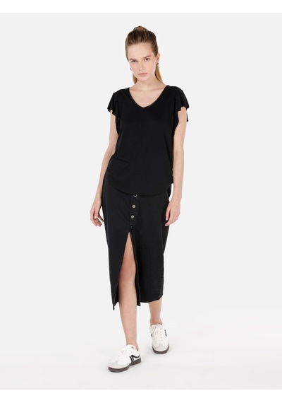 Colin's Colins Siyah Kadın Tshirt K.kol Cl1070868 Q1.v1 Blk Siyah
