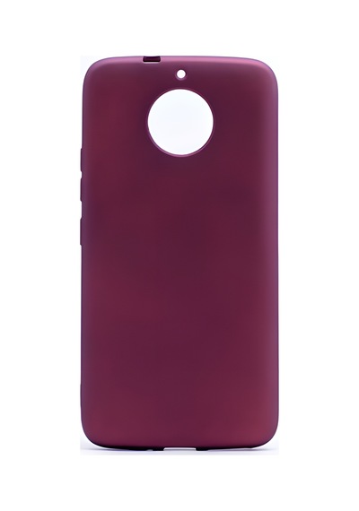 Lenovo Moto G5s Kılıf Premier Silikon Kılıf Mürdüm