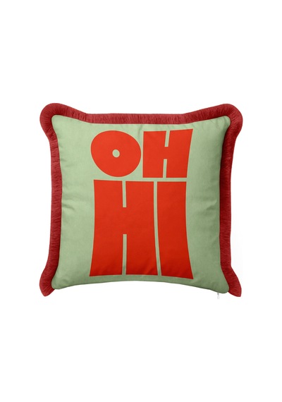 Pop Art Oh Hi Yazılı Saçaklı Yastık Kılıfı - Retro Bohem Yeşil Kırmızı Bordo Püsküllü Kırlent Kılıfı Uzak Düş Serenat Pop Art Oh Hi Yazılı Saçaklı Yastık Kılıfı - Retro Bohem Yeşil Kırmızı Bordo Püsküllü Kırlent Kılıfı Uzak Düş Serenat