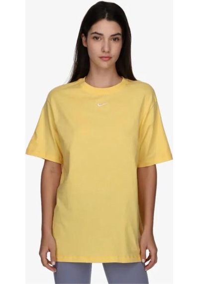 Sportswear Tee Kadın Tişört Bol Kesim Dn5697-795 Sarı