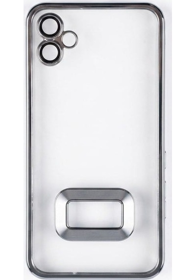 Samsung Galaxy A 04 / F 04 / M 04 Gri Kamera Lensli Kılıf Modeli