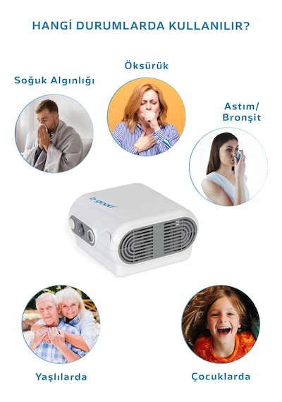 B-Good Kompresörlü Nebulizatör Cihazı B-Good Kompresörlü Nebulizatör Cihazı