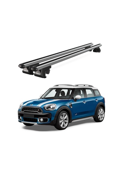 Venüs Mini Countryman F60 2017 Ve Sonrası Uyumlu Gri Ara Atkı Port Bagaj Tavan Barı
