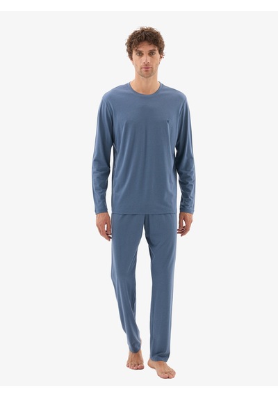 Erkek Pijama Takımı 40784 - Mavi Mavi