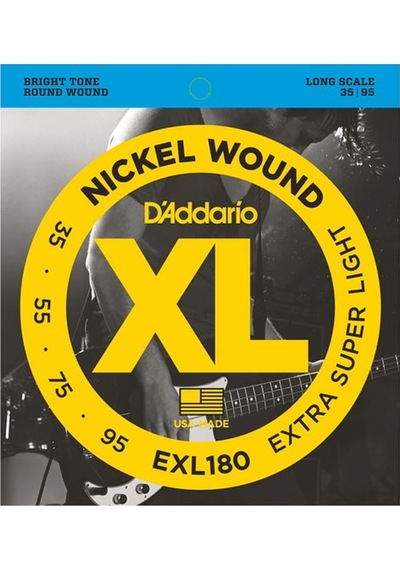Bas Gitar Tel Seti, Xl, 35-95, Long Scale, Nıckel