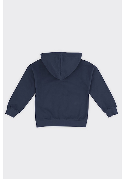 Unisex Çocuk Fermuarlı Lacivert Sweatshirt Çok Renkli