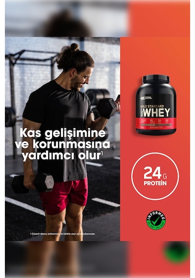 100% Whey Gold Standard Çikolata Aromalı 899g 29 Servis Yüksek Protein Tozu Çikolata