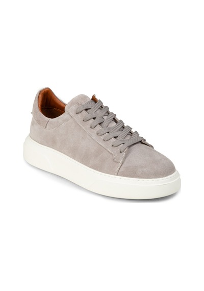 Deery Erkek Hakiki Süet Gri Sneaker Ayakkabı - 04651mgrıe02