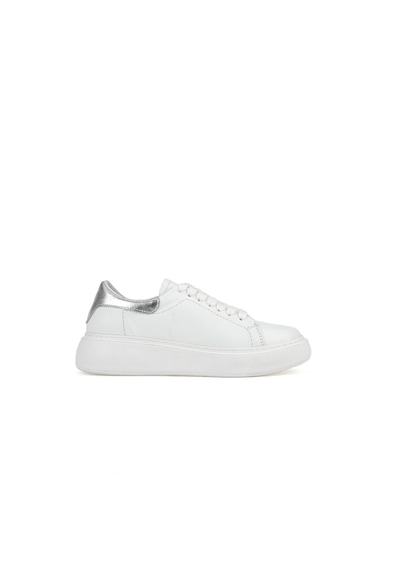 Ziya, Kadın Hakiki Deri Sneaker 1531050z26802370k Beyaz 1531050z26802370k 500 Beyaz