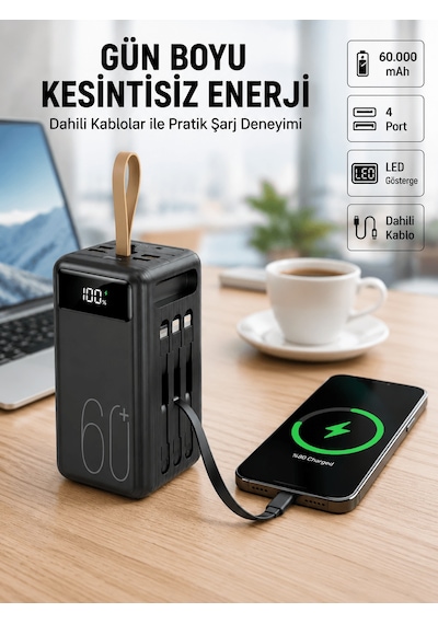Seyahat Ve Kamp İçin Portatif Güç Kaynağı Powerbank Yeni Nesil Diğer 66507851
