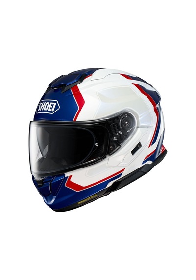 Shoei Gt-air 3 Realm Kapalı Motosiklet Kaskı Beyaz - Mavi - Kırmızı