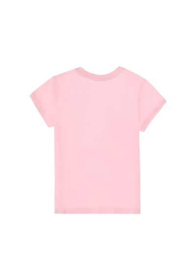 U.S. Polo Assn.  Erkek Çocuk Açık Pembe Basic Bisiklet Yaka Tişört 50306548-VR078