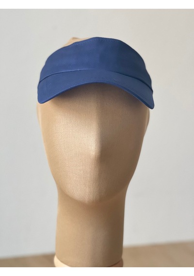 Aida Jewelss Pamuk Sporcu Koşu Tenis Vizör Şapka Arka Kısmı Ayarlanabilir Unisex Vizör Şapka Mavi.