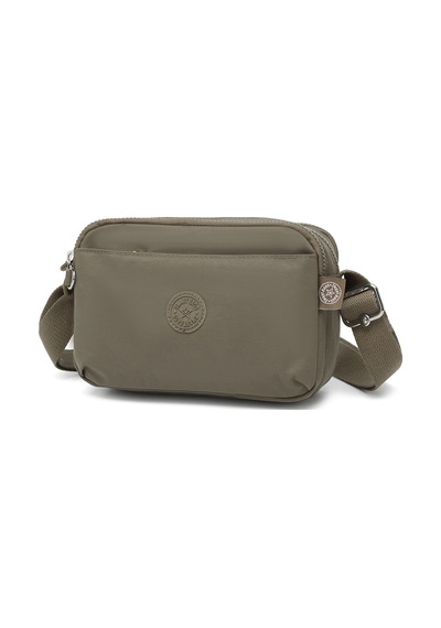 Smart Bags Günlük Küçük Boy Su Geçirmez Hafif Krınkıl Kumaş Kadın Omuz Çantası Açık Kahve Kahverengi