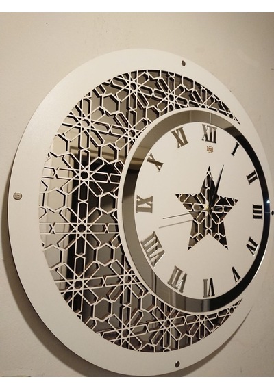 Duvar Saati 50Cm Beyaz