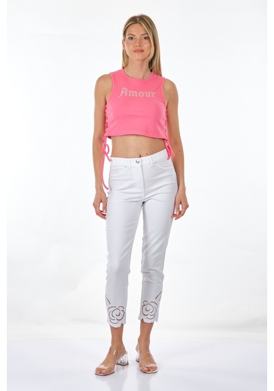Only Pembe Kadın T-shirt 15289612 001