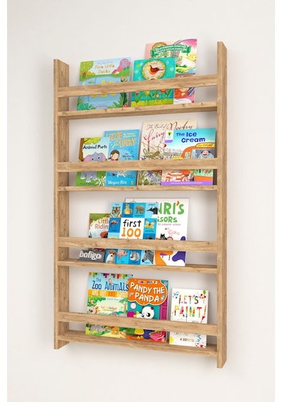 Bofigo 4 Raflı 120 X 74 Cm Montessori Kitaplık Eğitici Çocuk Kita Bofigo 4 Raflı 120 X 74 Cm Montessori Kitaplık Eğitici Çocuk Kita