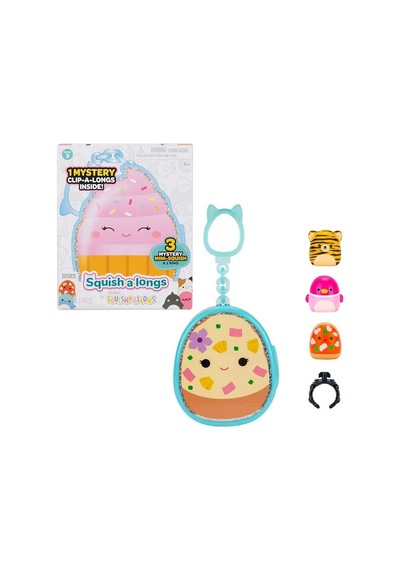 Bay Squish-a-longs 3 Figür + Yüzük Çantalı Sürpriz Paket Seri 3 Najmaddin