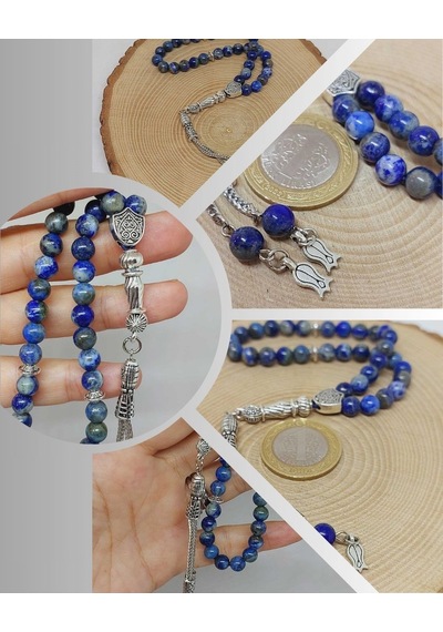 Yasamtohumu Lapis Taşı 33lük Tesbih 6mm 1920 Çok Renkli