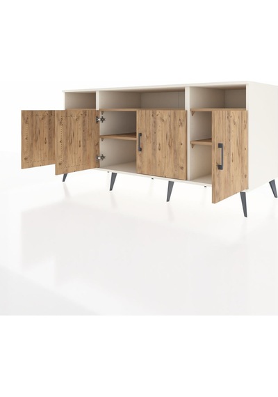 Kronos Konsol 6 Raflı 4 Kapaklı 176x59x83 Aytaşı-çam/çam Çam/çam Kronos Konsol 6 Raflı 4 Kapaklı 176x59x83 Aytaşı-çam/çam Çam/çam