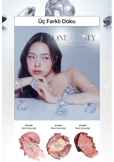 Yansımalı Krem Dokulu Çok Amaçlı Tekli Far Muzıgae Mansıon One&only Shadow Twist Pearl Splash Pearl Splash