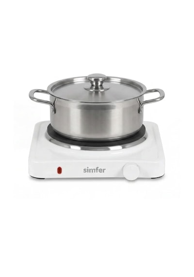 Simfer HP1500W Beyaz Hot Plate Tek Gözü Elektrikli Ocak
