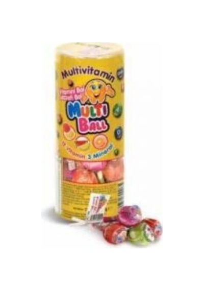 Multi Ball Lolipop Multivitamin 15'lik
