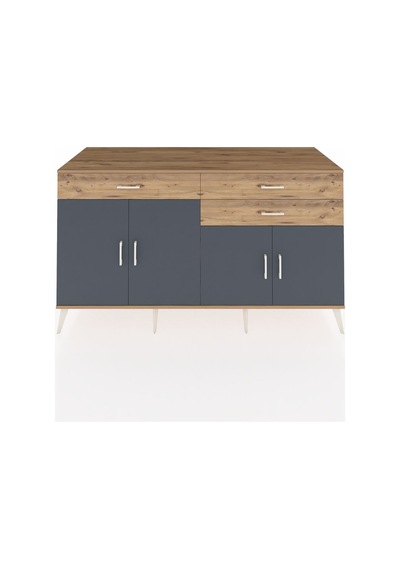 Kronos Konsol 2 Raflı 3 Çekmeceli 4 Kapaklı 176x59x99 Çam-antrasi Çam-antrasit/çam Kronos Konsol 2 Raflı 3 Çekmeceli 4 Kapaklı 176x59x99 Çam-antrasi Çam-antrasit/çam