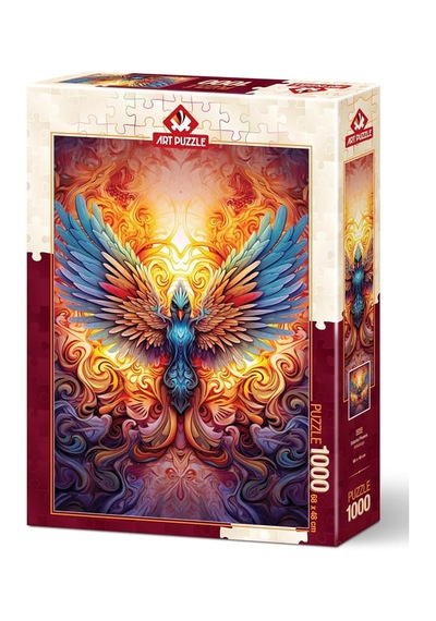 Art Puzzle 1000 Parça Colorful Phoenix Puzzle
