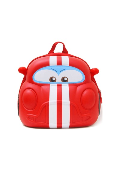 Supercute Car Sırt Çantası / Kırmızı Kırmızı