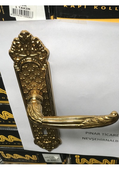 Eskitme Kapı Kolu Sarı 1 Kapılık Çift