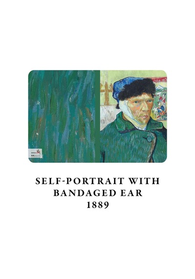 Van Gogh 4'lü Defter Seti 4, Self-portrait Series I, Çizgisiz, 64 Sayfa, 14x21cm