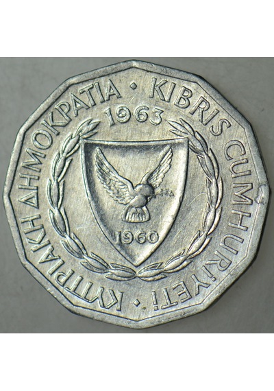 Kıbrıs Cumhuriyeti 1 Mil 1963.
