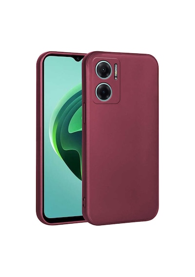 Xiaomi Redmi Note 11e Kılıf Zore Premier Silikon Kapak Mürdüm
