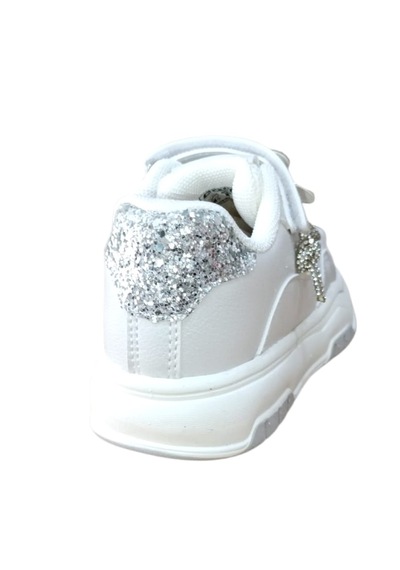 Cool Yıldız Ptk Kız Çocuk Taşlı Sneaker Ayakkabı Beyaz