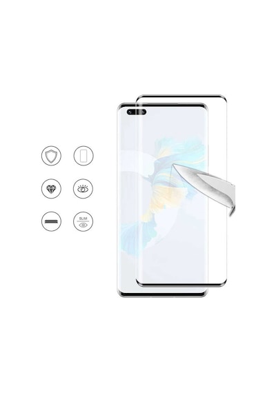 Zore Huawei Magic 6 Pro Süper Pet Ekran Koruyucu Jelatin-siyah