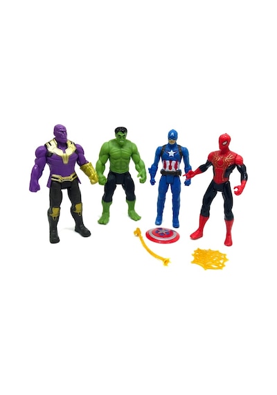 Avengers 4 Oyuncak 4'lü Süper Kahraman Oyuncak Figürleri 11 Cm Ak